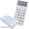 Made in USA - 10 Sets - Fillable (empty) Advent Calendar Candy Boxes and Trays - Blue - 10 Boxes and 10 Clear Trays - Food Safe